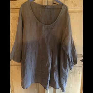 Flax linen tunic size 16